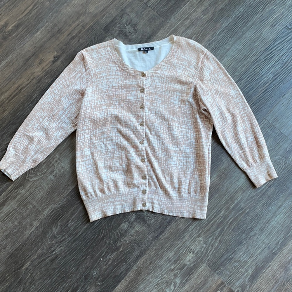 Women’s Dalia Button Up Cardigan Sweater Sz L